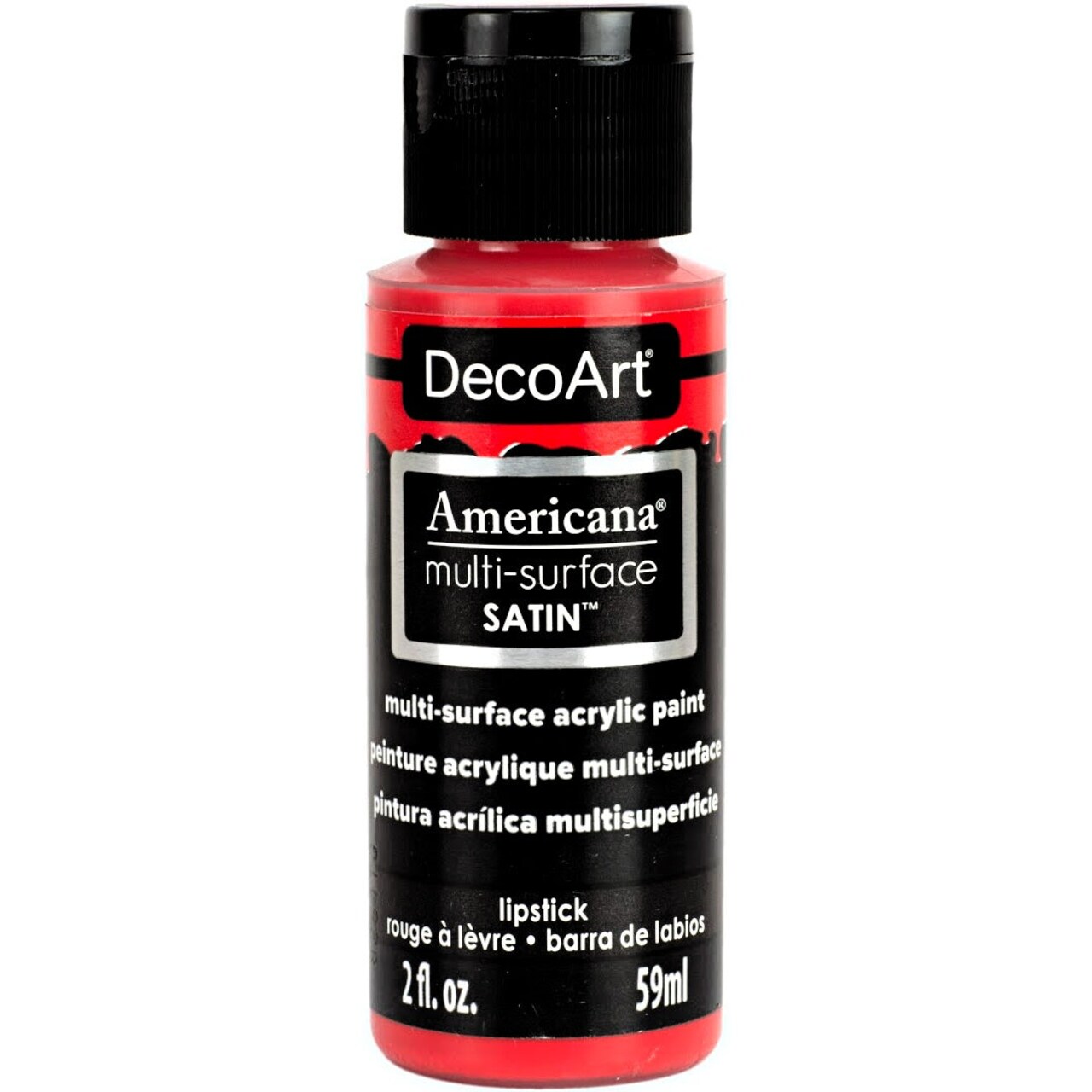 Americana Premium Multi-Surface Satin Finish Acrylics 2oz -for Wood, Metal, Glass, Ceramics, Fabric, Paper, Terra Cotta, Most Plastics and More